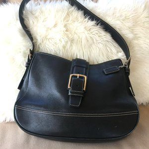 Vintage! Black Leather Coach Purse